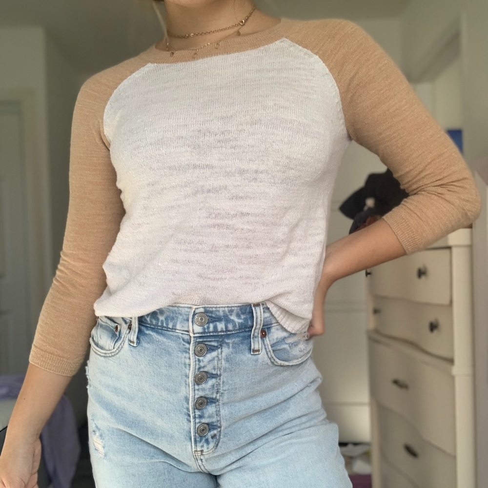 Baseball Tee Sweater